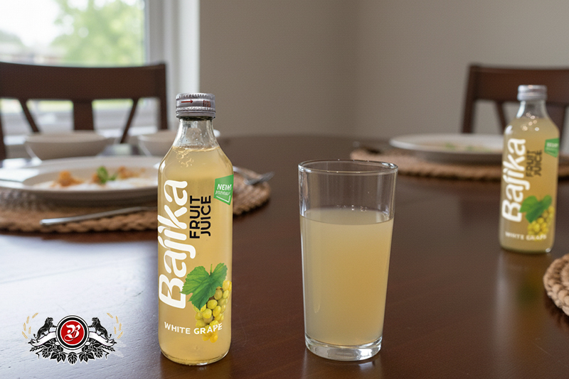 نوشیدنی انگور سفید باجیکا کمکم به هضم بهتر غذا